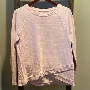 Loft Cross Bottom Pullover